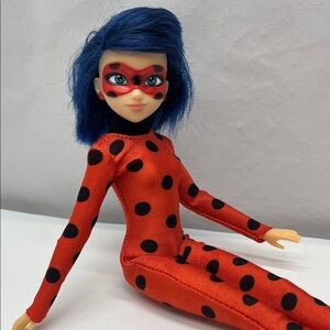 Miraculous Ladybug With Red and Black Polka Dot Doll Outfit
